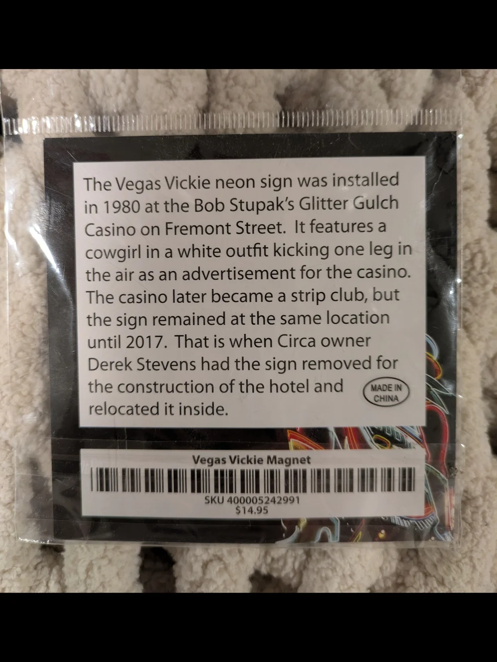 Vegas Vickie Collectible Magnet